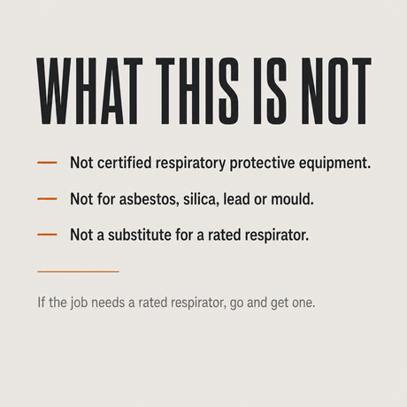 What this is not, stated plainly