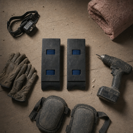What sits around them, including the pads they replace