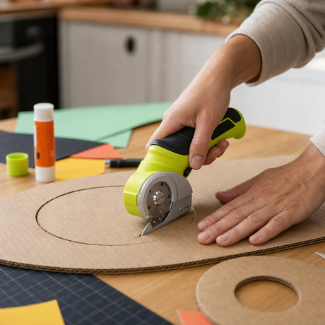 Sixty cardboard circles, due Monday